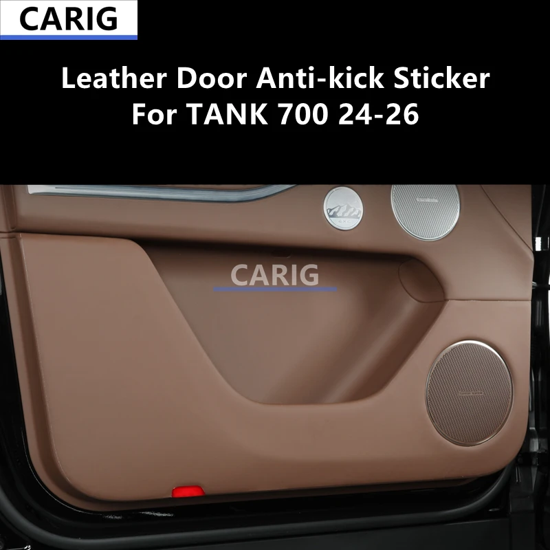 Для TANK 700 24-26 кожаная дверная противоударная наклейка, модифицированная внутренняя автомобильная пленка, аксессуары, ремонт, модификация, украшение
Для TANK 700 24-26 кожаная дверная противоударная наклейка, модифицированная внутренняя автомобильная пленка, аксессуары, ремонт, модификация, украшение
