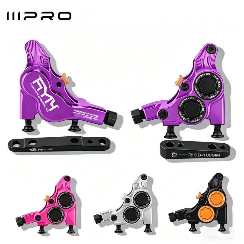 IIIPRO Road Bike Flat-Mounted Oil Disc Brake CNC Aluminum Alloy Four-Piston Flat Handlebar Hydraulic Brake Caliper Bicycle Parts
IIIPRO Road Bike Flat-Mounted Oil Disc Brake CNC Aluminum Alloy Four-Piston Flat Handlebar Hydraulic Brake Caliper Bicycle Parts