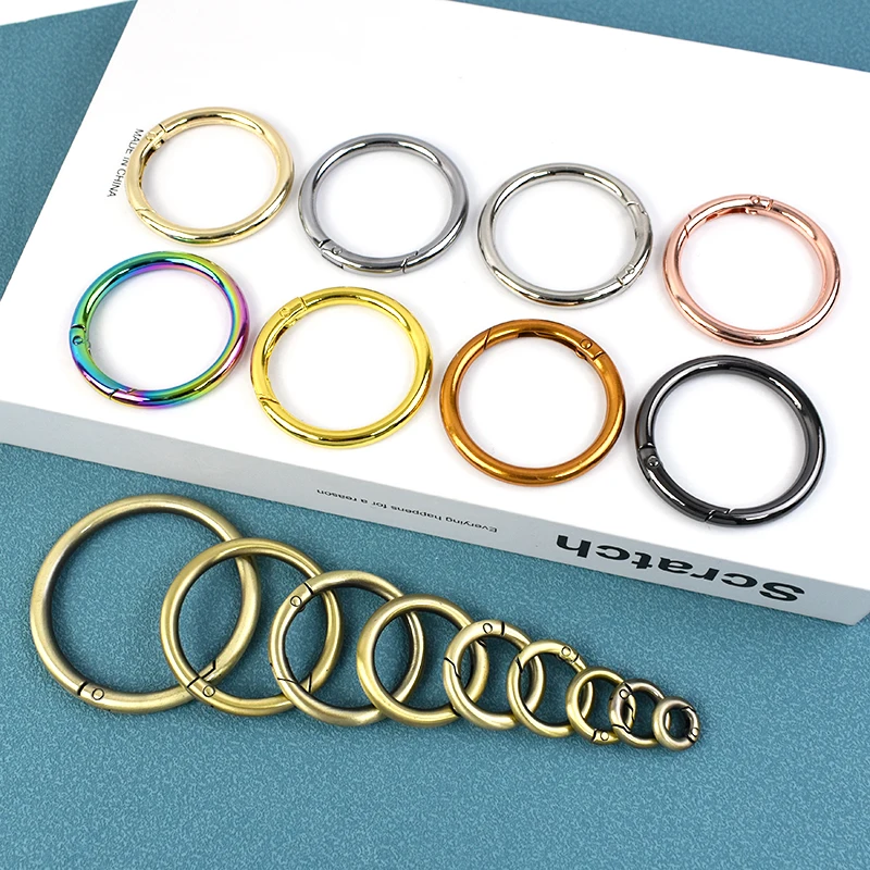 50Pcs 10-50mm O Ring Metal Buckles Keychain Oval Carabiner Spring Clip Snap Hook Buckle Bag Chain Openable Round Rings Connector
50Pcs 10-50mm O Ring Metal Buckles Keychain Oval Carabiner Spring Clip Snap Hook Buckle Bag Chain Openable Round Rings Connector
