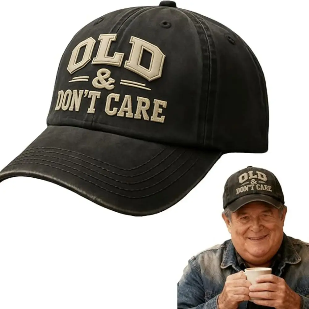 New Design Washed Cotton Twill Unisex Hat Breathable Durable Distressed Cap Vintage OLD & DON’T CARE Embroidered Hat
New Design Washed Cotton Twill Unisex Hat Breathable Durable Distressed Cap Vintage OLD & DON’T CARE Embroidered Hat