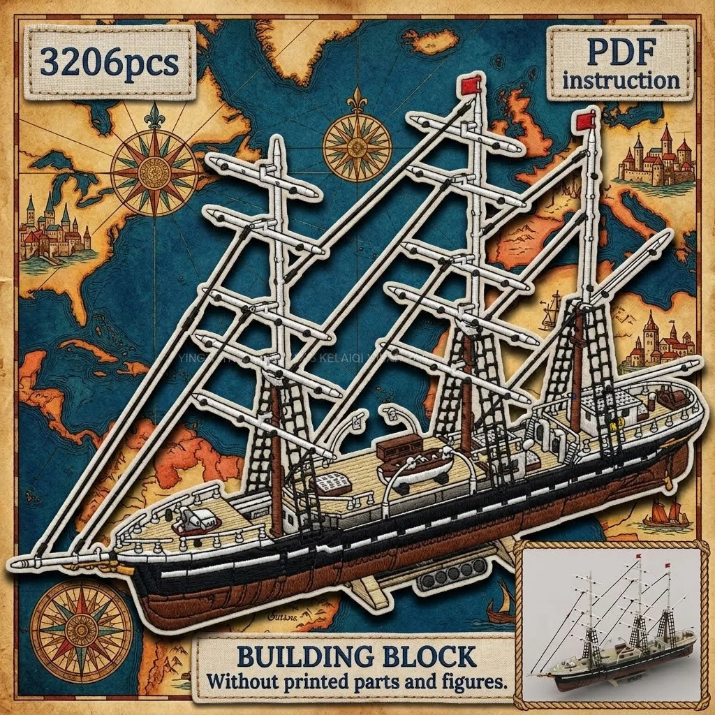 Classic Sailing Ship Model Display Set Nautical Boat Building Bricks Toy Birthday Gift For 252249
Classic Sailing Ship Model Display Set Nautical Boat Building Bricks Toy Birthday Gift For 252249