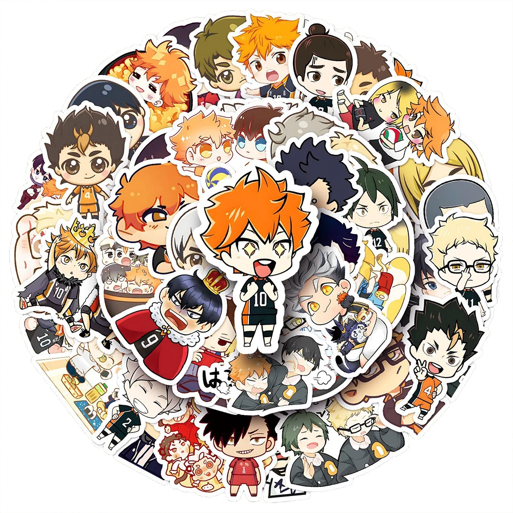10/30/50pcs Haikyuu!! Japanese Anime Stickers Cute Q-Version Graffiti Decals Guitar Phone Laptop Hinata Shoyo Cartoon Sticker
10/30/50pcs Haikyuu!! Japanese Anime Stickers Cute Q-Version Graffiti Decals Guitar Phone Laptop Hinata Shoyo Cartoon Sticker
