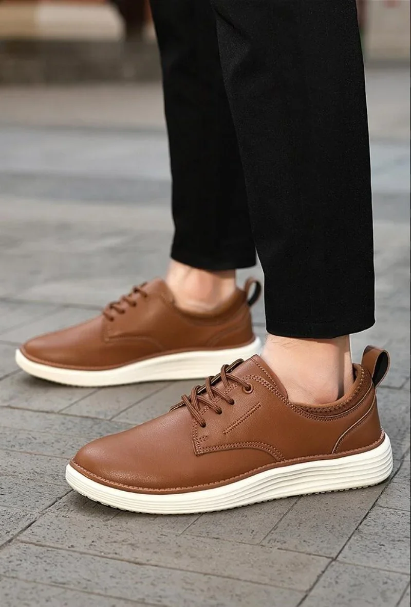 2025 Men's Casual Artificial Leather Dress Oxfords Shoes Leisure Fashion Sneakers Lightweight Comfortable Walking Shoes
2025 Men's Casual Artificial Leather Dress Oxfords Shoes Leisure Fashion Sneakers Lightweight Comfortable Walking Shoes