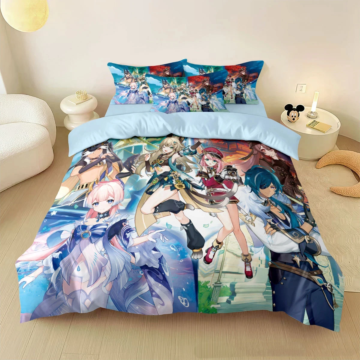 3D Print Genshin Bedding Set Cartoon Style Mualani Kinich Kachina Duvet Cover Pillowcase Girls Home Bed Linens King Twin Queen
3D Print Genshin Bedding Set Cartoon Style Mualani Kinich Kachina Duvet Cover Pillowcase Girls Home Bed Linens King Twin Queen