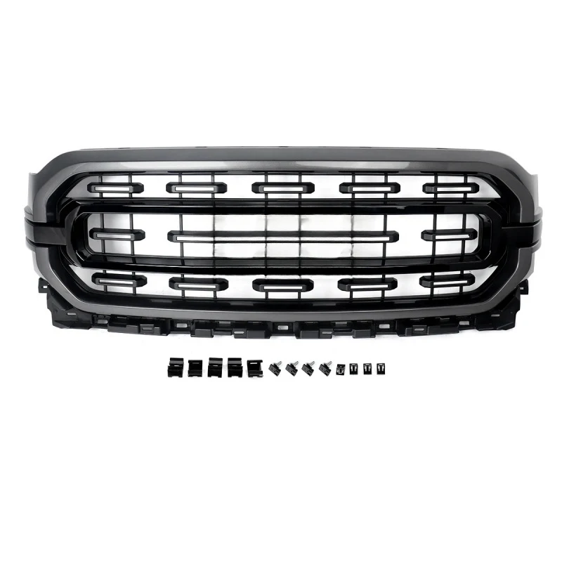 XTL Style Carbonized Gray Upper Grille M7 Air Intake Grill for F-150 F150 2021-2023
XTL Style Carbonized Gray Upper Grille M7 Air Intake Grill for F-150 F150 2021-2023