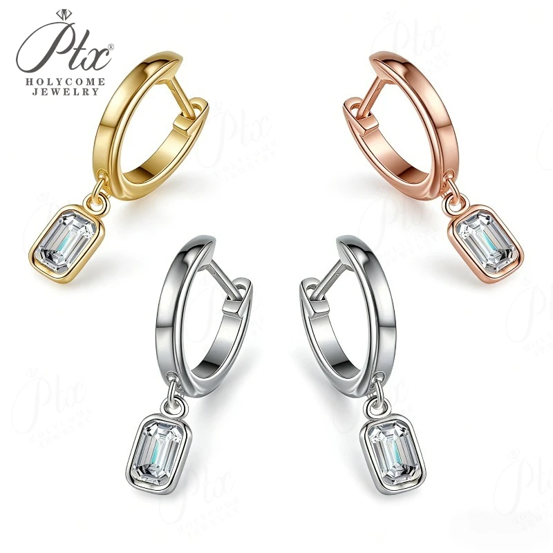 1ct/2ct D Color Emerald Cut Moissanite Earrings VVS1 S925 White Yellow Rose Gold Luxury Anniversary Gift for Women Valentine
1ct/2ct D Color Emerald Cut Moissanite Earrings VVS1 S925 White Yellow Rose Gold Luxury Anniversary Gift for Women Valentine