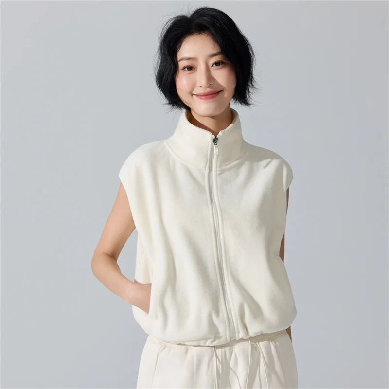 Женский зимний ветрозащитный жилет для йоги, спортивный топ с начесом для фитнеса, воротник-стойка, топ на молнии на шнурке, теплый топ на открытом воздухе для бега, бега
Женский зимний ветрозащитный жилет для йоги, спортивный топ с начесом для фитнеса, воротник-стойка, топ на молнии на шнурке, теплый топ на открытом воздухе для бега, бега