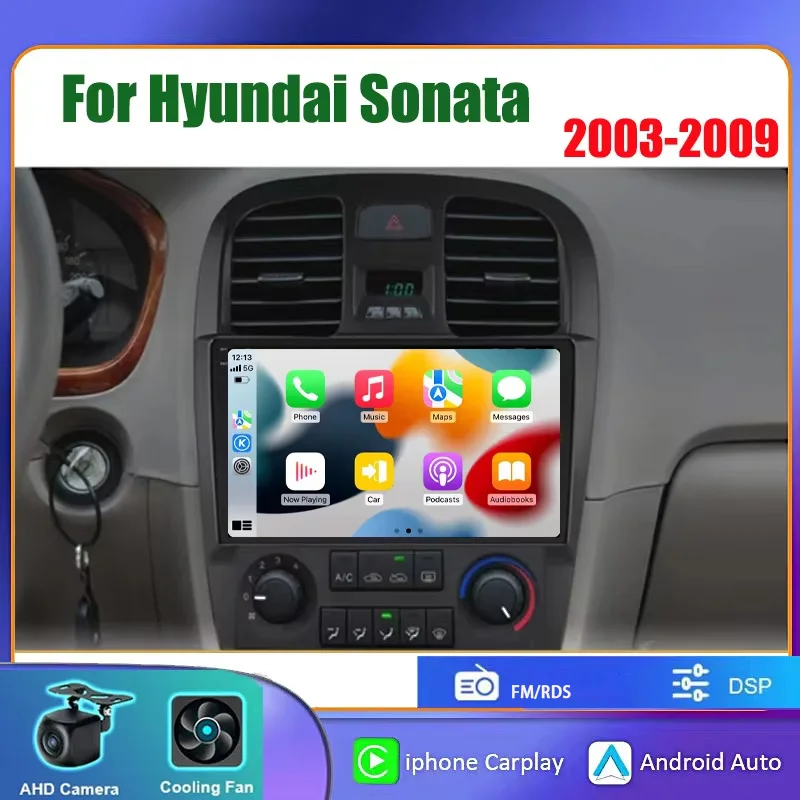 9"6+128GB Android Car Radio For Hyundai Sonata EF 2003-2009 Multimedia Video Player Navigation GPS Wifi Carplay Auto 2din
9"6+128GB Android Car Radio For Hyundai Sonata EF 2003-2009 Multimedia Video Player Navigation GPS Wifi Carplay Auto 2din