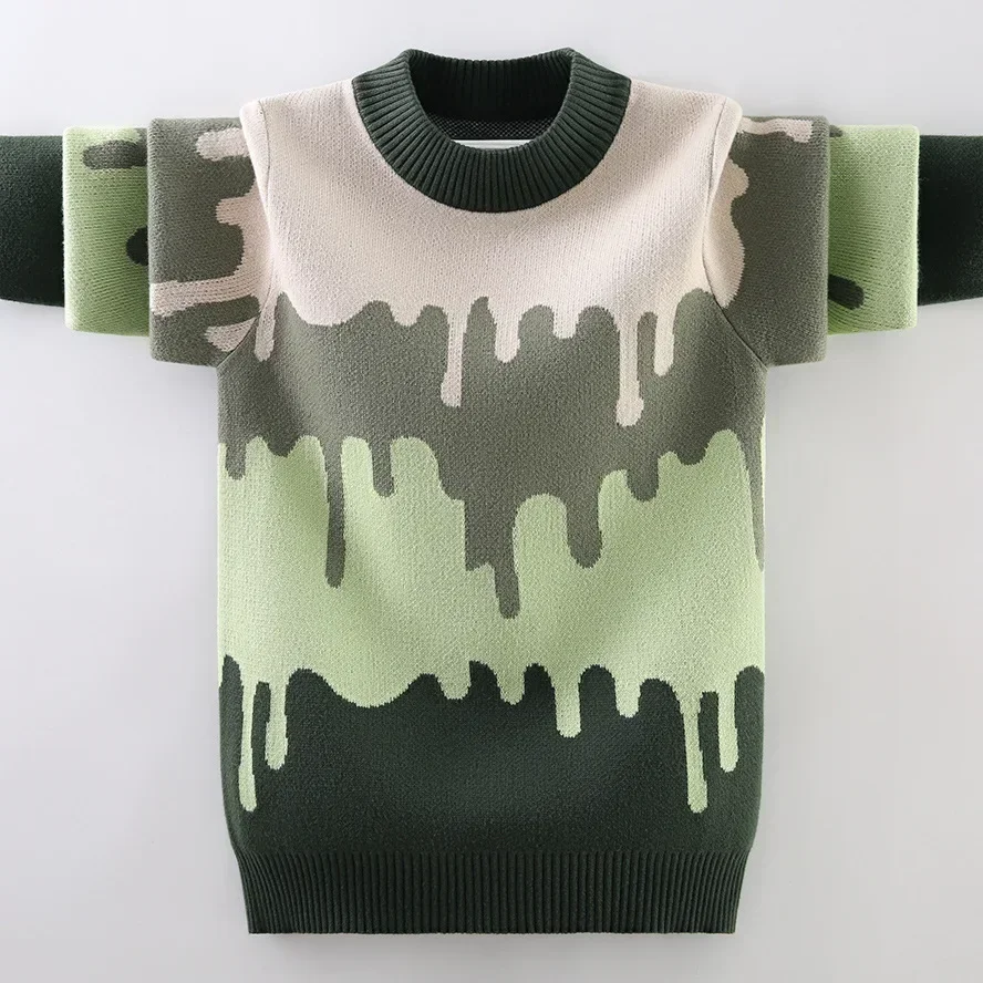 New Spring Boys Crew Collar Sweater School Uniform Children Knitted Warm Casual Pullovers Kids Age 4-15 Y Autumn Winter Clothes
New Spring Boys Crew Collar Sweater School Uniform Children Knitted Warm Casual Pullovers Kids Age 4-15 Y Autumn Winter Clothes