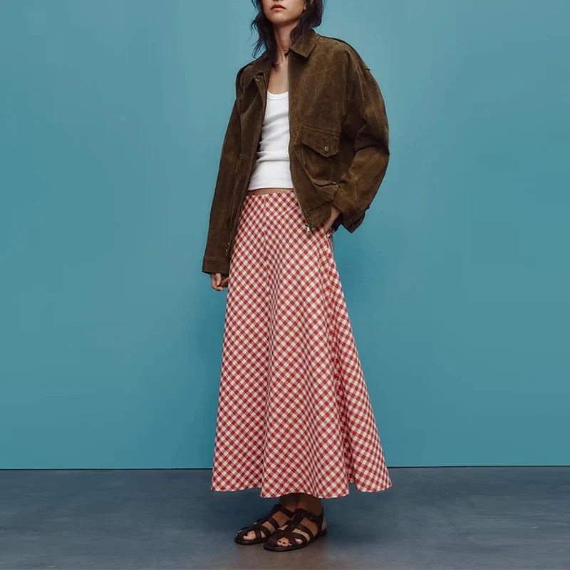 Faionable Cheered Midi Skirt Women's Sle Casual Spring New Arrival Polyester Fiber 00% Z Brand Skirts
Faionable Cheered Midi Skirt Women's Sle Casual Spring New Arrival Polyester Fiber 00% Z Brand Skirts