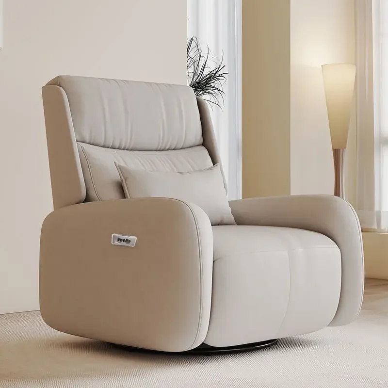 Single electric sofa fabric casual light luxury recliner multi-functional modern living room lunch break lazy
Single electric sofa fabric casual light luxury recliner multi-functional modern living room lunch break lazy