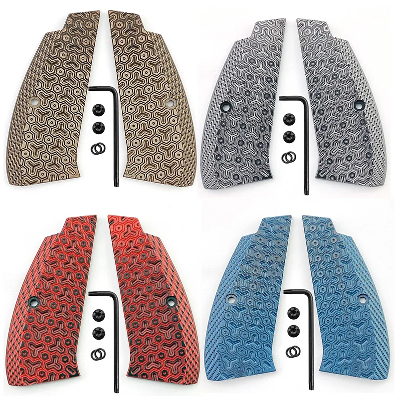 1 пара полноразмерных ручек CZ75 из материала G10 CZ75 для серии SP-01 75B BD с винтовыми ручками
1 пара полноразмерных ручек CZ75 из материала G10 CZ75 для серии SP-01 75B BD с винтовыми ручками