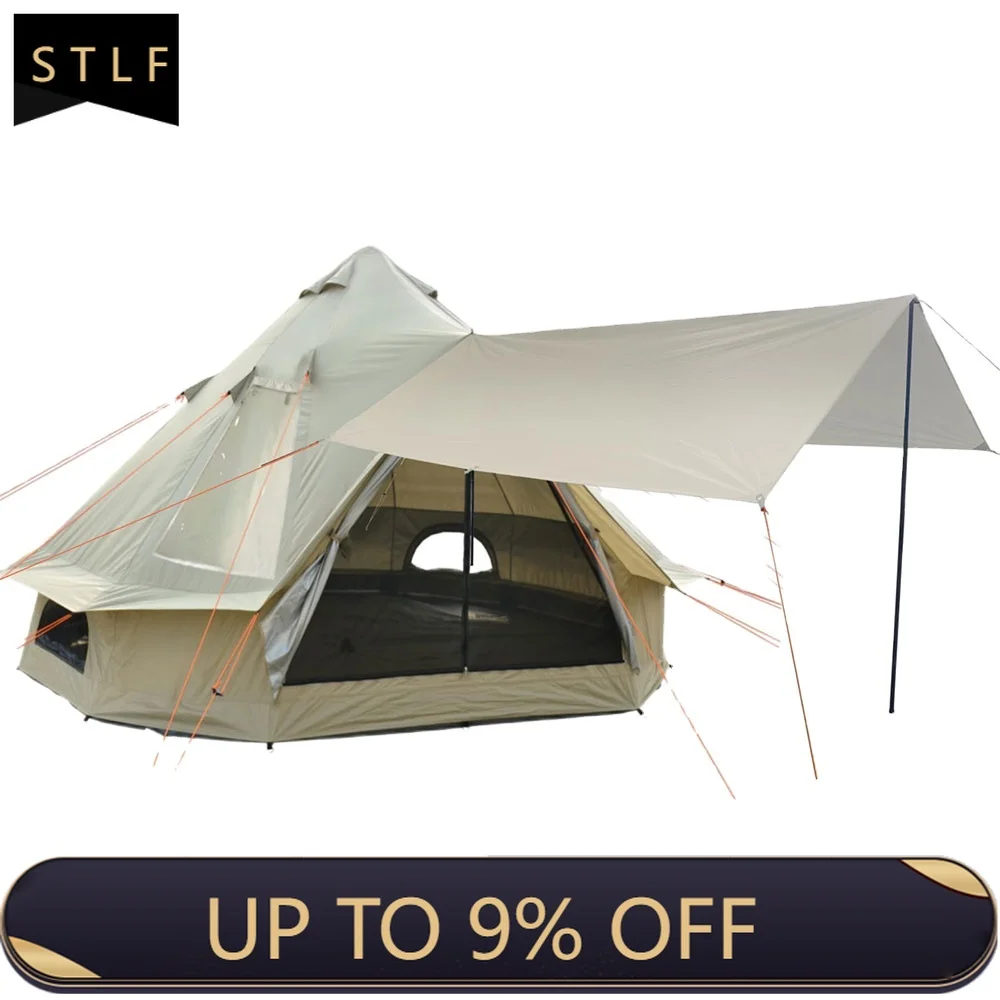 Inflatable Hot Tent DANCHEL 2-4 Person 4-Season with Stove Jack Skyview Waterproof 300D Oxford Fabric Camping Tent with Carry Ba
Inflatable Hot Tent DANCHEL 2-4 Person 4-Season with Stove Jack Skyview Waterproof 300D Oxford Fabric Camping Tent with Carry Ba