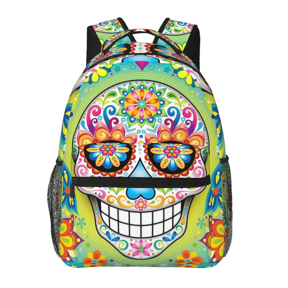 Mexican Sugar Skull Day Of The Dead Student Backpack School Bag Hiking Travel Daypack for Men Women Bookbag Shoulder Bags
Mexican Sugar Skull Day Of The Dead Student Backpack School Bag Hiking Travel Daypack for Men Women Bookbag Shoulder Bags