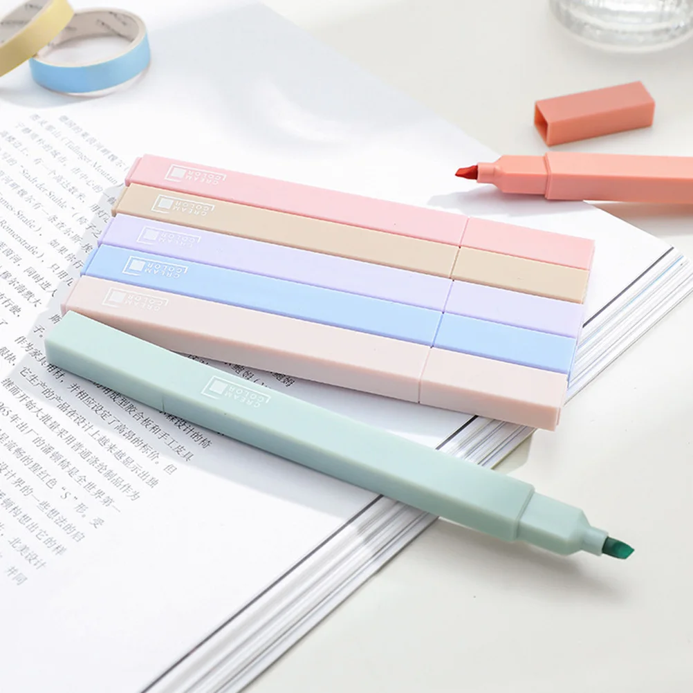 6 Pcs Fluorescent Marker Pen Large Highlighters Colorful Markers Office School Supplies Smooth Quick Dry Bright Ink
6 Pcs Fluorescent Marker Pen Large Highlighters Colorful Markers Office School Supplies Smooth Quick Dry Bright Ink