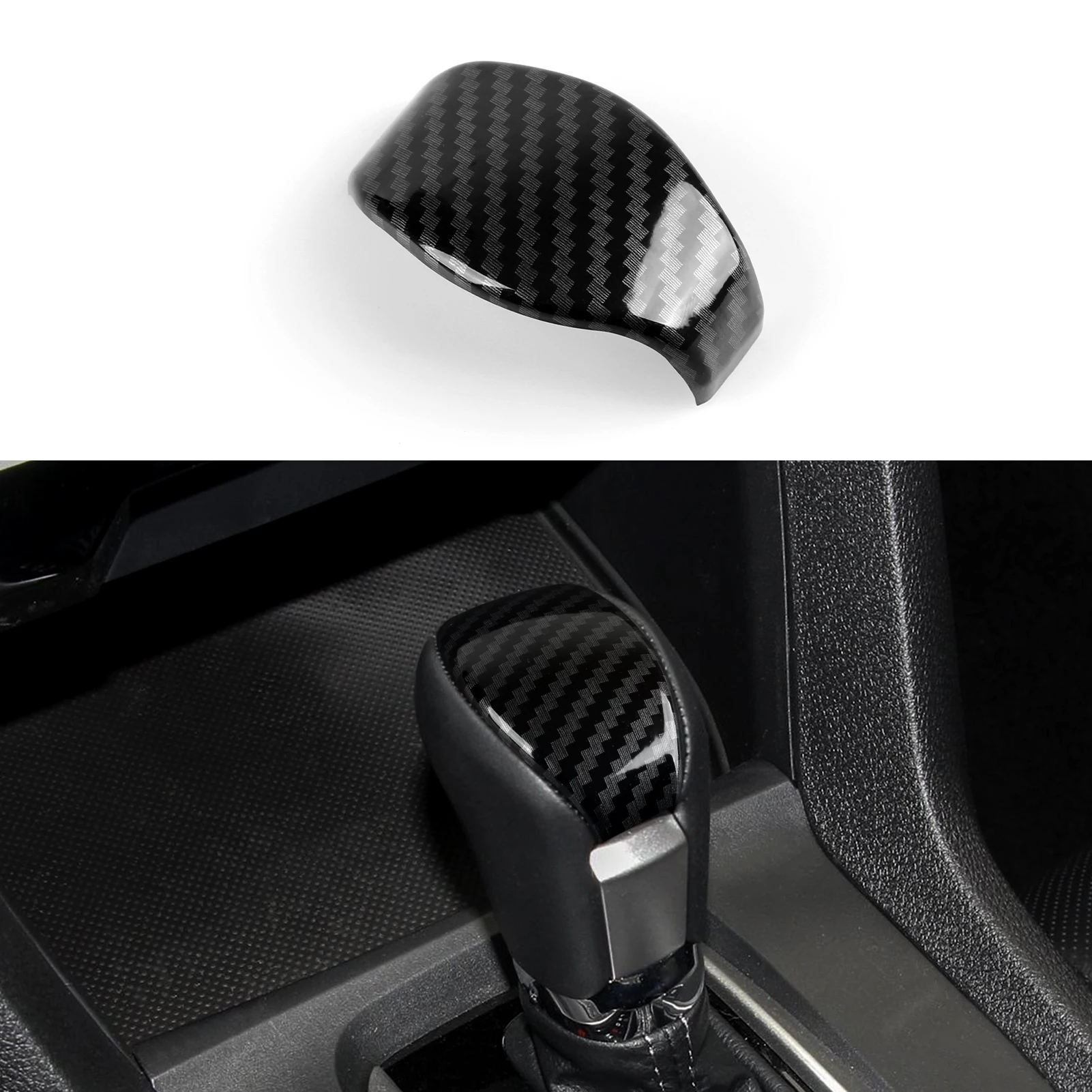 For Honda Civic 2016- 2021 10th Gen Accessories Car Gear Shift Knob Cover Trim Cap ABS Carbon Fiber Interior Sticker
For Honda Civic 2016- 2021 10th Gen Accessories Car Gear Shift Knob Cover Trim Cap ABS Carbon Fiber Interior Sticker