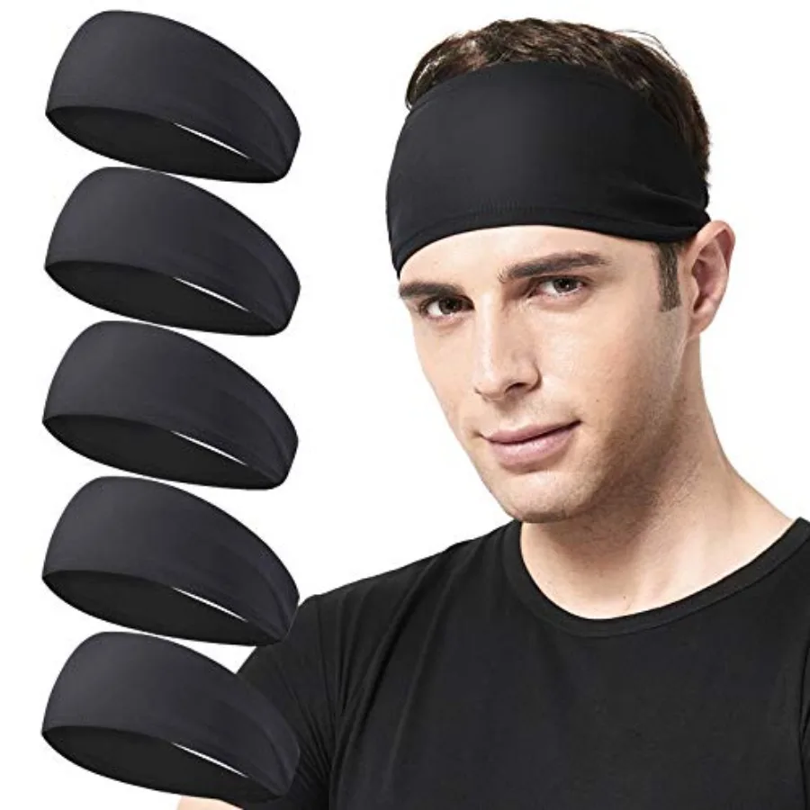 Mens Running Headband, 5Pack, Mens Sweatband Sports Headband for Running, Cycling, Basketball, Yoga, Fitness Workout Stretchy U
Mens Running Headband, 5Pack, Mens Sweatband Sports Headband for Running, Cycling, Basketball, Yoga, Fitness Workout Stretchy U
