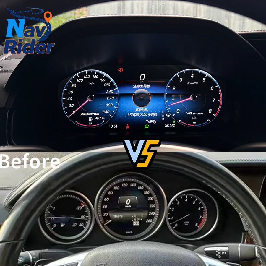 12,3-дюймовый для Mercedes Benz E W212 2013-2015, полный ЖК-цифровой прибор, Carplay, спидометр, приборная панель, кабина
12,3-дюймовый для Mercedes Benz E W212 2013-2015, полный ЖК-цифровой прибор, Carplay, спидометр, приборная панель, кабина