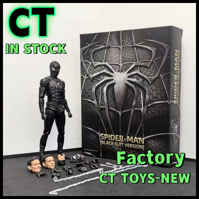 In Stock Ct Toys Spiderman Figure Black Suit Version Tobey Maguire Symbiote Spider-Man Anime Action Figure Figurine Gifts Toys
In Stock Ct Toys Spiderman Figure Black Suit Version Tobey Maguire Symbiote Spider-Man Anime Action Figure Figurine Gifts Toys