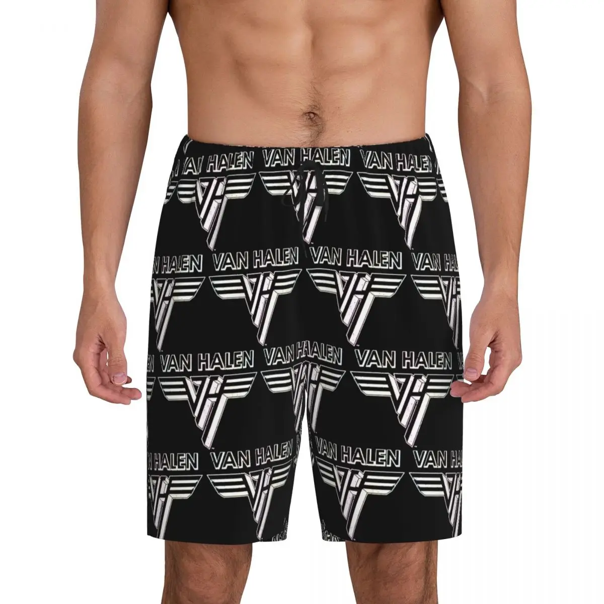 Мужские короткие пижамные штаны с логотипом Van Halen 5150, нижняя часть пижамы для сна, шорты для отдыха, штаны для сна
Мужские короткие пижамные штаны с логотипом Van Halen 5150, нижняя часть пижамы для сна, шорты для отдыха, штаны для сна