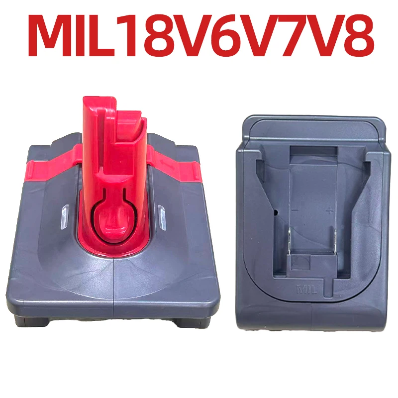 For Dyson V8 V7 V6 Vacuum Cleaner Adapter 3-in-1 Battery Adapter for MIL18V V6 V7 V8 Compatible for Milwaukee 18V Li-Ion Battery
For Dyson V8 V7 V6 Vacuum Cleaner Adapter 3-in-1 Battery Adapter for MIL18V V6 V7 V8 Compatible for Milwaukee 18V Li-Ion Battery