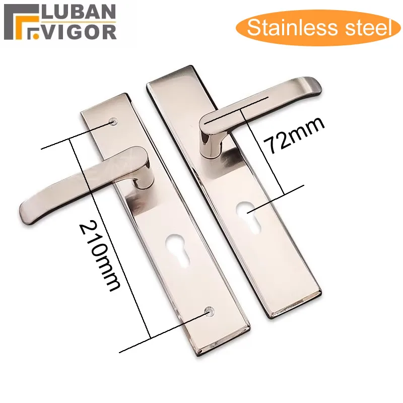 Stainless steel door Handle Center distance 72mm for Lock body 7255 7260 Anti-rust Corrosion resistant for Interior door
Stainless steel door Handle Center distance 72mm for Lock body 7255 7260 Anti-rust Corrosion resistant for Interior door