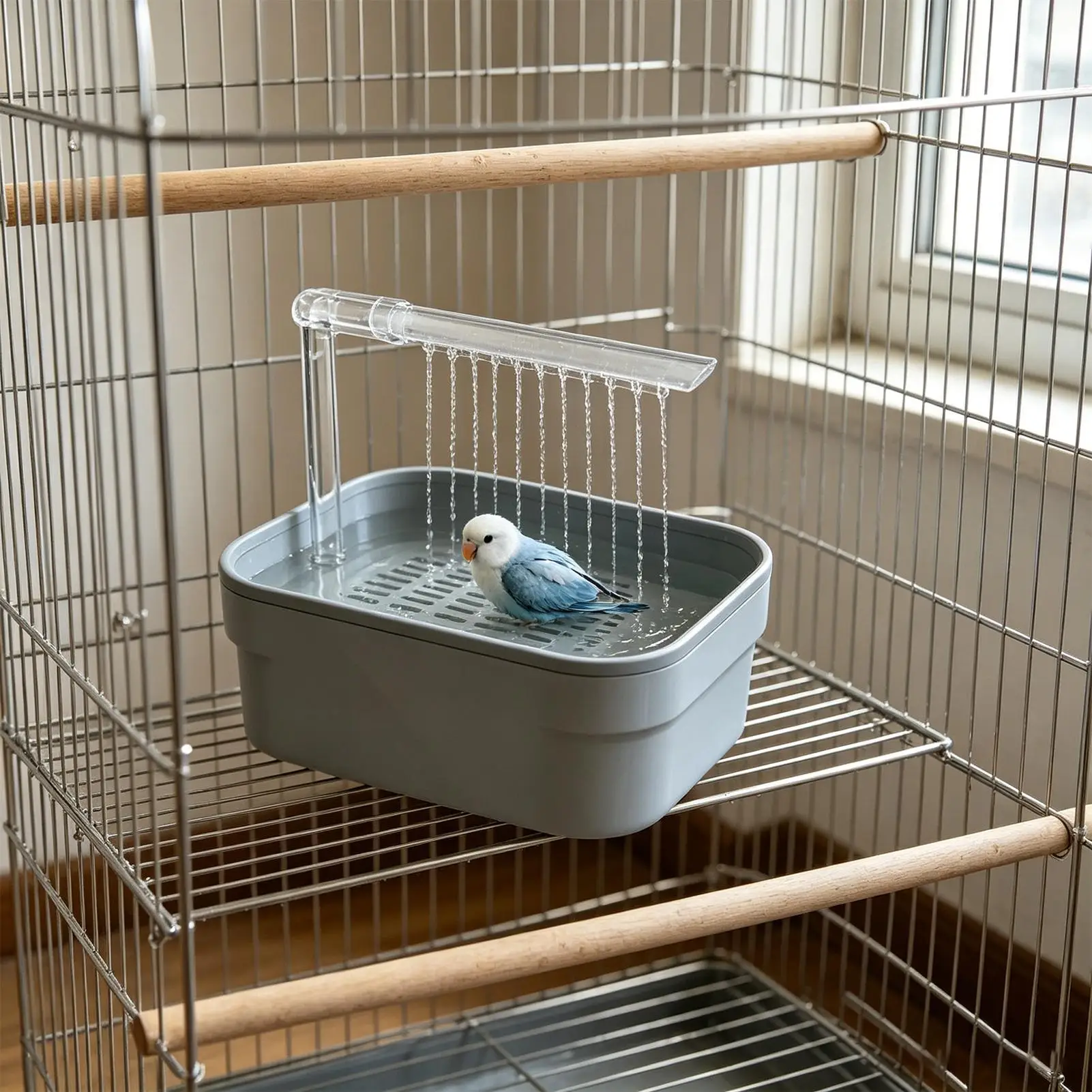 Bird Shower Automatic Plug in Splash-Proof Water Bowl Bird Shower Bath for Outdoor Garden Outdoors Outside Backyard Deck Patio
Bird Shower Automatic Plug in Splash-Proof Water Bowl Bird Shower Bath for Outdoor Garden Outdoors Outside Backyard Deck Patio