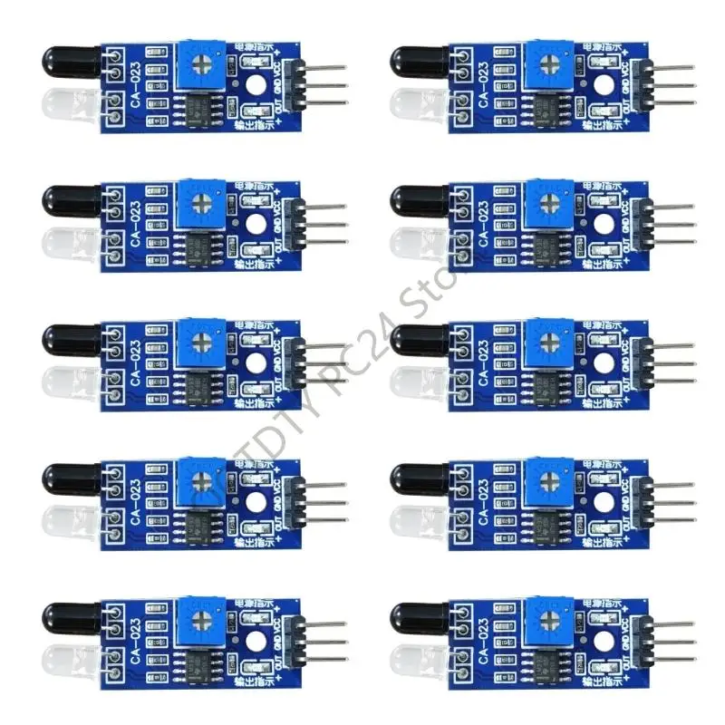 H7BA 10PCS ИК -датчики предотвращения препятствий для интеллектуального автомобильного робота 3PIN
H7BA 10PCS ИК -датчики предотвращения препятствий для интеллектуального автомобильного робота 3PIN