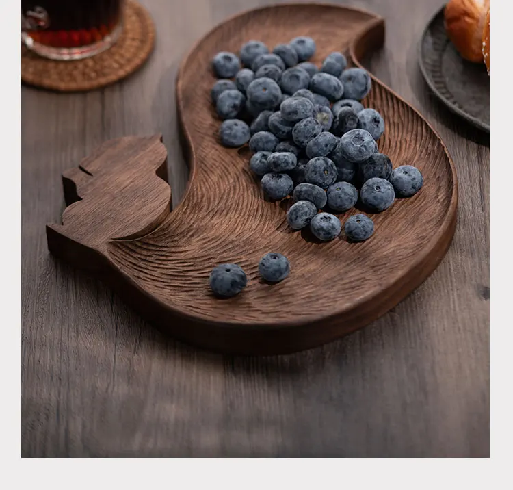 Creative Japan Style Wooden tray Squirrel Snacks Nut Tray Whole Wood Baking Dessert Cartoon Plate
Creative Japan Style Wooden tray Squirrel Snacks Nut Tray Whole Wood Baking Dessert Cartoon Plate