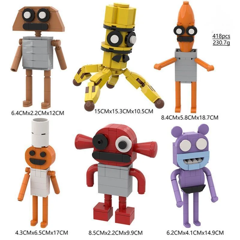 Pizzy's Parlor Building Blocks Set 6/8pcs Game Action Figures Assembly Bricks Educational Toys For Kids Fans Collection Gifts
Pizzy's Parlor Building Blocks Set 6/8pcs Game Action Figures Assembly Bricks Educational Toys For Kids Fans Collection Gifts