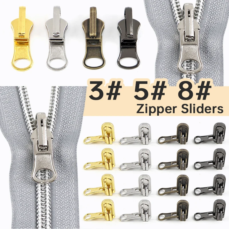 20/50/100Pcs 3# 5# 8# Double Sided Zipper Slider Metal/Resin/Nylon Zippers Puller Clothing Closure Zip Head DIY Sewing Accessory
20/50/100Pcs 3# 5# 8# Double Sided Zipper Slider Metal/Resin/Nylon Zippers Puller Clothing Closure Zip Head DIY Sewing Accessory