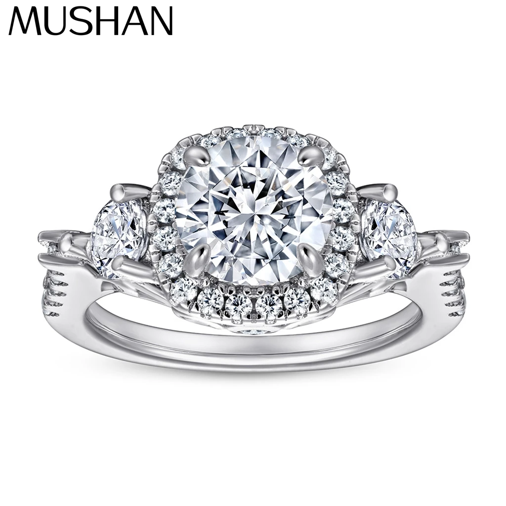 MuShan Jewelry 925 Sterling Silver Rings Bands Engagement Ring 5A Cubic Zirconia Valentine Delicate Anniversary Women Gift
MuShan Jewelry 925 Sterling Silver Rings Bands Engagement Ring 5A Cubic Zirconia Valentine Delicate Anniversary Women Gift