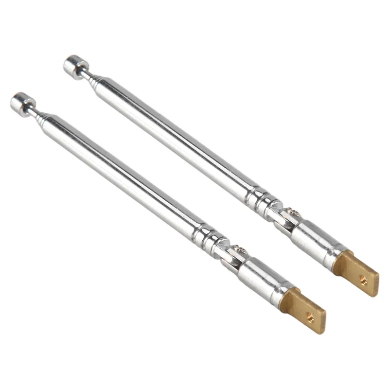 New!2PCS Replacement 25.4Cm 10Inch 5 Sections Telescopic Antenna Aerial For Radio TV
New!2PCS Replacement 25.4Cm 10Inch 5 Sections Telescopic Antenna Aerial For Radio TV
