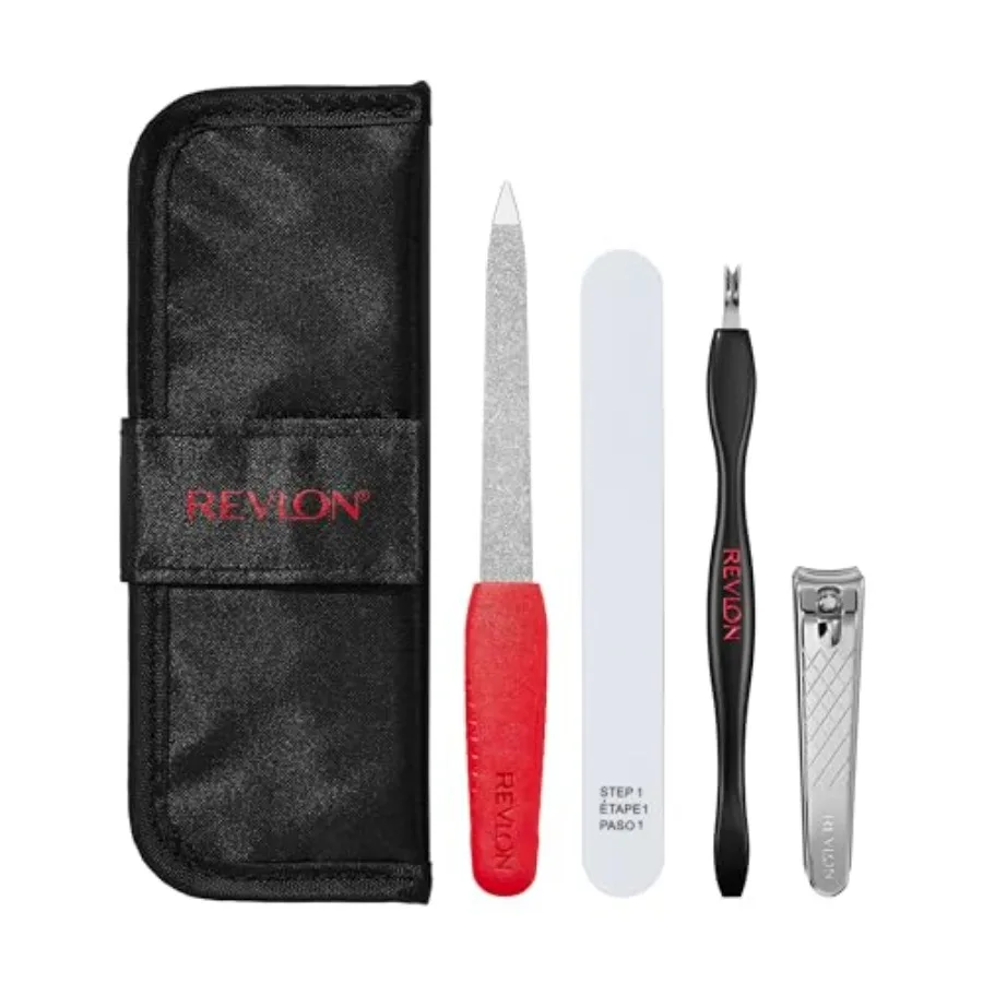 Manicure Essentials Kit with Travel Case, Nail Care Set with Dual Ended Cuticle Trimmer, Curved Blade Clippers, Compact Emeryl
Manicure Essentials Kit with Travel Case, Nail Care Set with Dual Ended Cuticle Trimmer, Curved Blade Clippers, Compact Emeryl