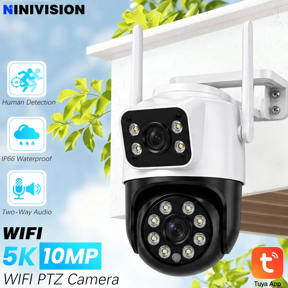 Tuya 5K 10MP Intelligent Camera Pan Tilt Version Monitoring Home Mobile Phone Remote Wireless Network Camera 360 Panoramic View
Tuya 5K 10MP Intelligent Camera Pan Tilt Version Monitoring Home Mobile Phone Remote Wireless Network Camera 360 Panoramic View