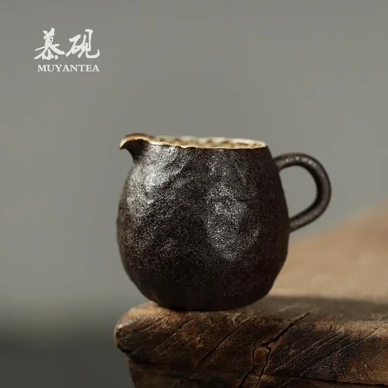 Mu Yan Japanese Wabi-Sabi Style Fair Handmade Coarse Pottery Sharing Cup Kung Fu Set Tea Sea
Mu Yan Japanese Wabi-Sabi Style Fair Handmade Coarse Pottery Sharing Cup Kung Fu Set Tea Sea