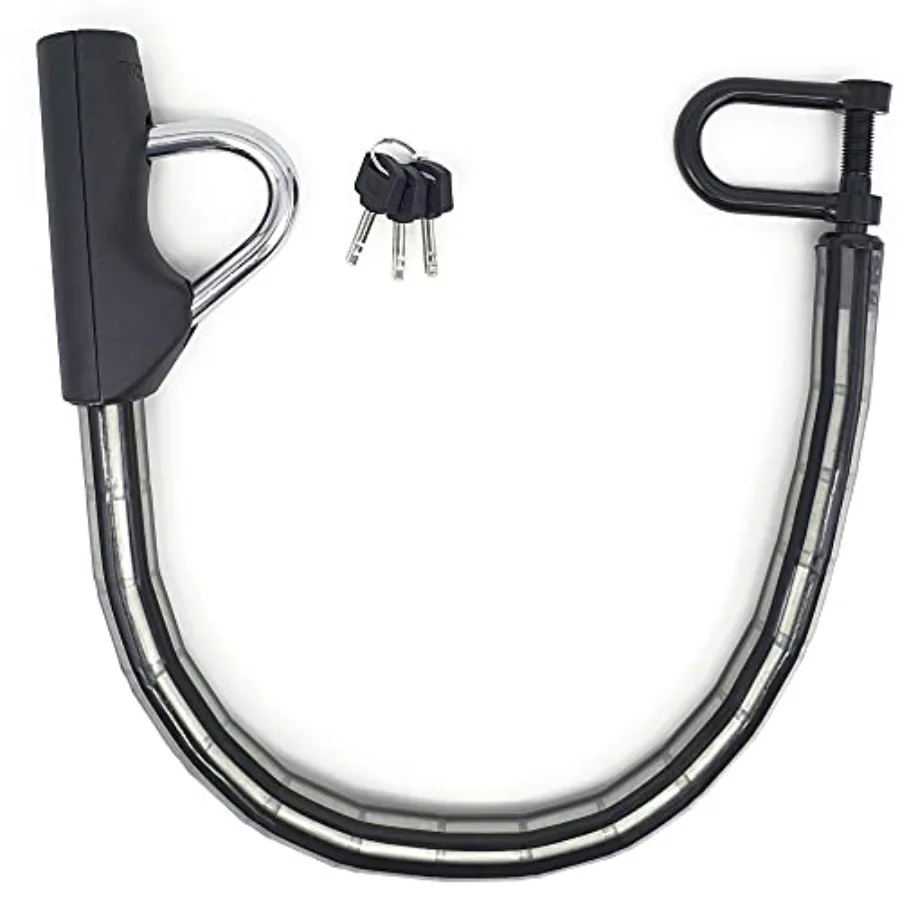 BA80N High-End Steering Wheel Car Seat Flexible Lock, Articulated Armored Steel Cable, Hardened Lock, Heavy Duty Universal Clut
BA80N High-End Steering Wheel Car Seat Flexible Lock, Articulated Armored Steel Cable, Hardened Lock, Heavy Duty Universal Clut