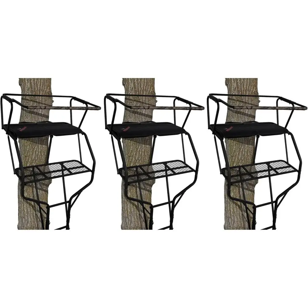 Portable 2-Person Hunting Tree Stand, 18-Foot Tall Climbing System, 3-Pack High-Quality Lightweight Ladder
Portable 2-Person Hunting Tree Stand, 18-Foot Tall Climbing System, 3-Pack High-Quality Lightweight Ladder