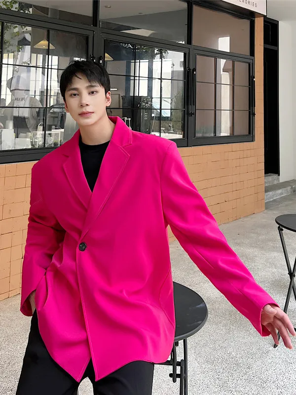 Модный мужской повседневный универсальный пиджак ярких цветов в стиле ретро, свободного кроя, с длинными рукавами, осенний/зимний
Модный мужской повседневный универсальный пиджак ярких цветов в стиле ретро, свободного кроя, с длинными рукавами, осенний/зимний