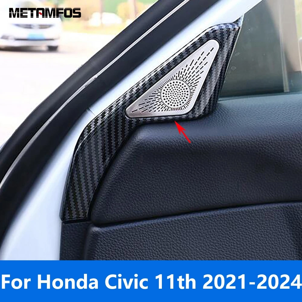 Для Honda Civic 11 2021-2023 2024, переднее окно из углеродного волокна, стойка, треугольный аудиодинамик, отделка громкоговорителя, автомобильные аксессуары
Для Honda Civic 11 2021-2023 2024, переднее окно из углеродного волокна, стойка, треугольный аудиодинамик, отделка громкоговорителя, автомобильные аксессуары