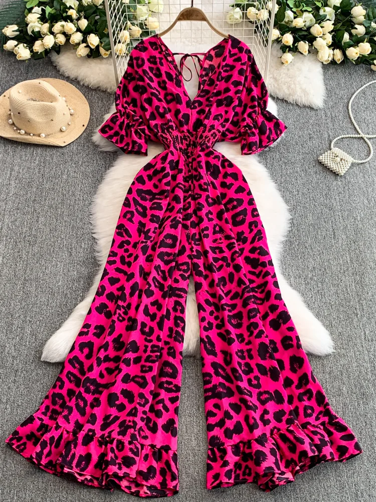 Сексуальные обтягивающие цельные брюки с v-образным вырезом и леопардовым принтом, широкие брюки с высокой талией и цветочным принтом, летние брюки...
Сексуальные обтягивающие цельные брюки с v-образным вырезом и леопардовым принтом, широкие брюки с высокой талией и цветочным принтом, летние брюки...