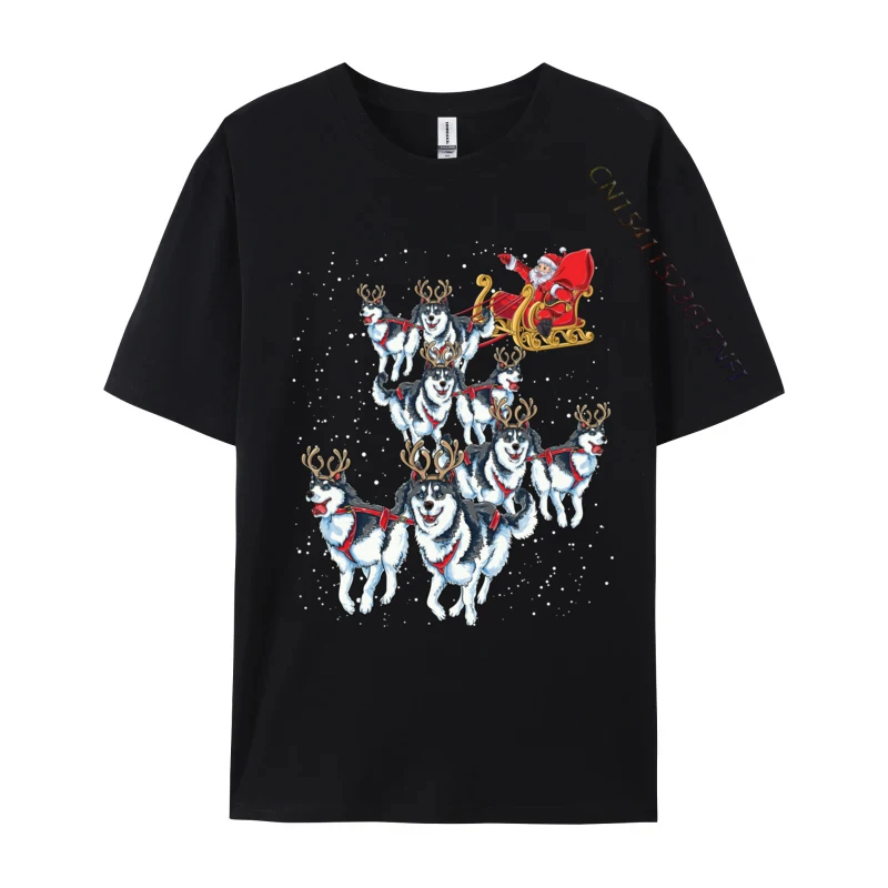 Funny Santa Sleigh With Husky Reindeer Christmas Dog T-Shirts Black Graphic Fitness T Shirt Cotton T Shirt For Men Fashionable
Funny Santa Sleigh With Husky Reindeer Christmas Dog T-Shirts Black Graphic Fitness T Shirt Cotton T Shirt For Men Fashionable