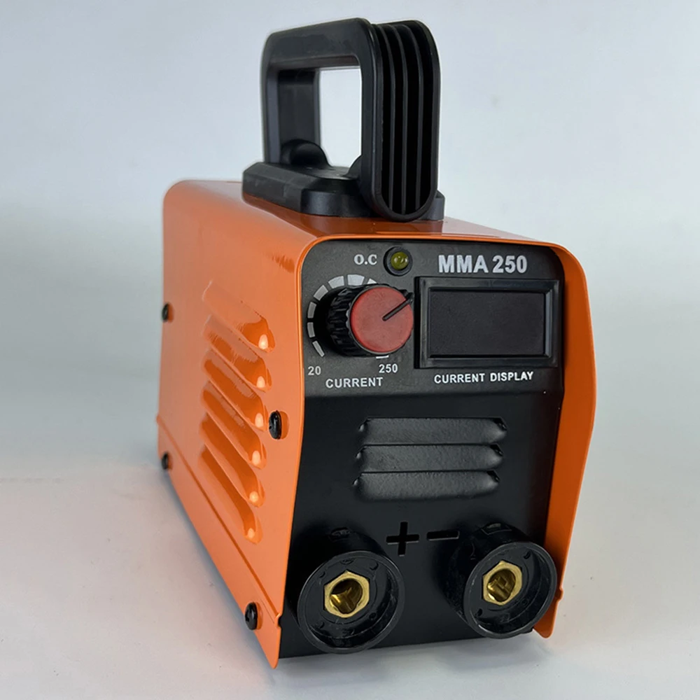 MMA-250 Portable Welding Machine Inverter Arc Welding Machine With Adjustable Current Compact Welding Machine With Tool Storage