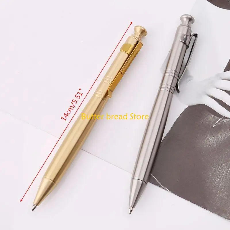 W89C Luxury Stainless Steel Brass Business office Ballpoint Pen Office School Supplie
W89C Luxury Stainless Steel Brass Business office Ballpoint Pen Office School Supplie