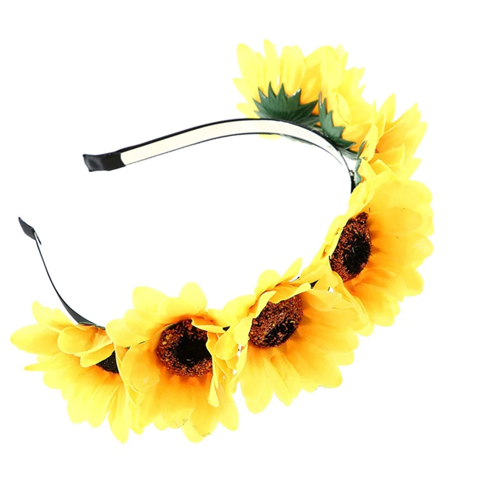2PCS Sunflower Headband Floral Wreath Hair Accessories Realistic Garland Flower Crown bridesmaid photo shoot graduation birthday 
2PCS Sunflower Headband Floral Wreath Hair Accessories Realistic Garland Flower Crown bridesmaid photo shoot graduation birthday