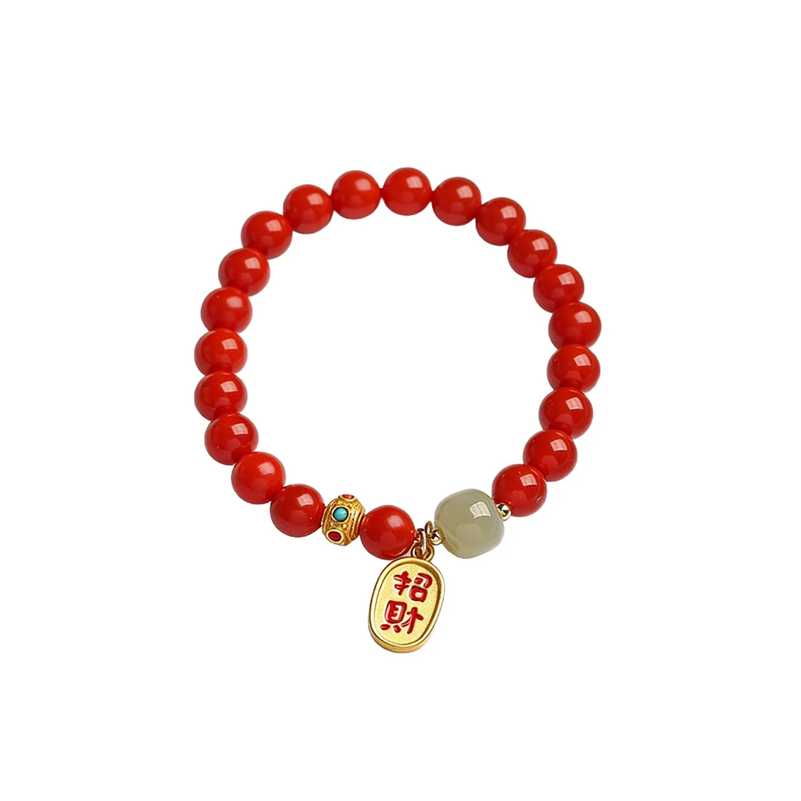 Red Agate Beaded Bracelet with Hetian Jade Barrel Beads Elegant Buddhist Prayer Bead Bracelet for Women Gifts
Red Agate Beaded Bracelet with Hetian Jade Barrel Beads Elegant Buddhist Prayer Bead Bracelet for Women Gifts