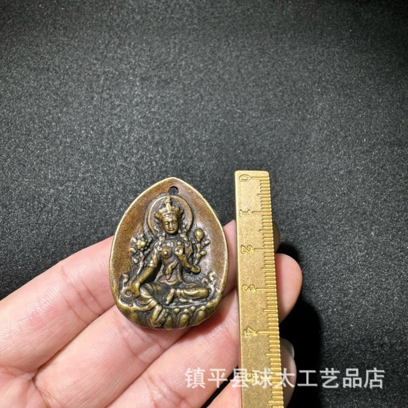 Green Tara Bronze Medal Buddha Pendant Antique Tibetan Small Buddha Statue Bronze Distressed Crafts Pendant Desktop Decoration
Green Tara Bronze Medal Buddha Pendant Antique Tibetan Small Buddha Statue Bronze Distressed Crafts Pendant Desktop Decoration