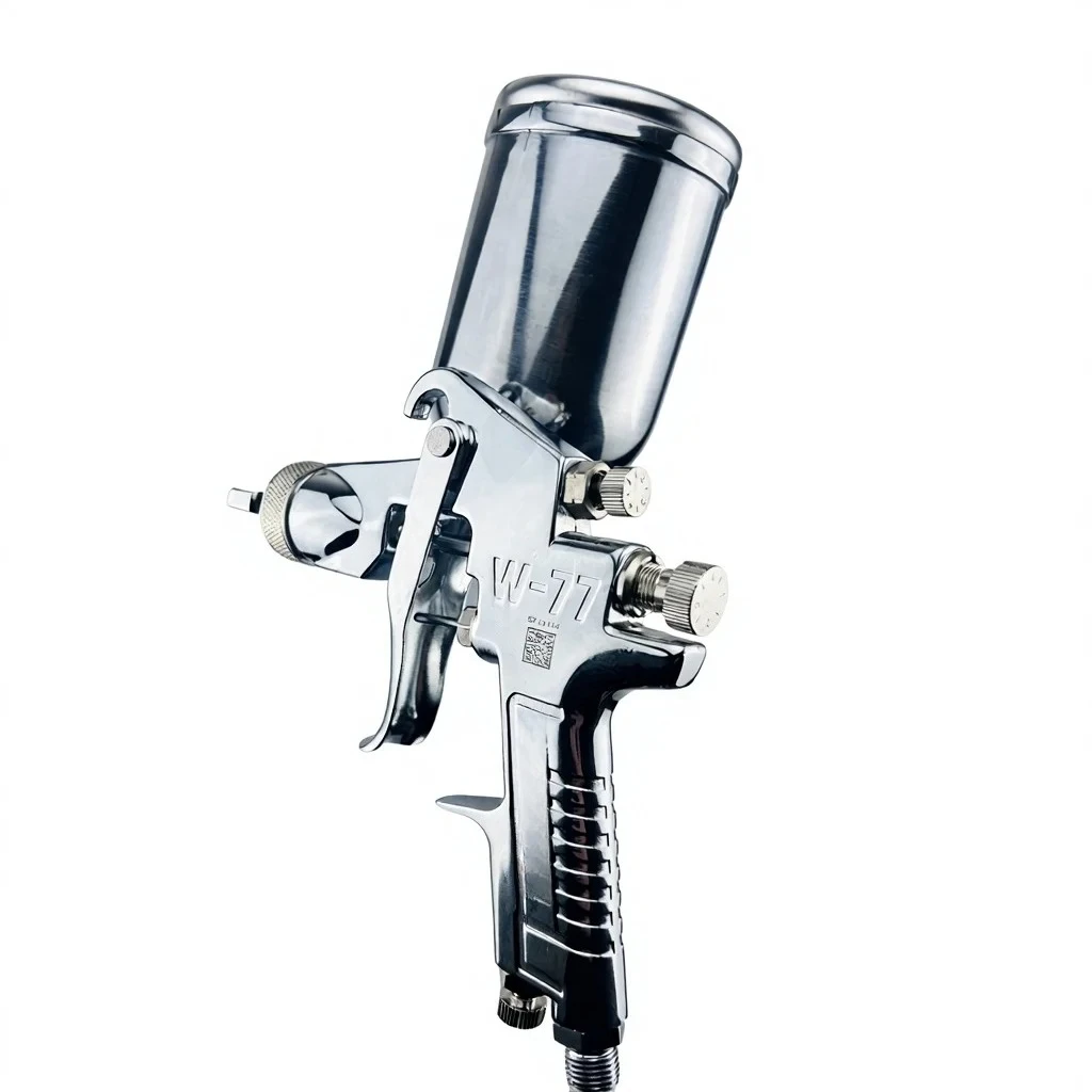 KRST W-77 Aluminum Alloy HVLP Suction Feed Air Spray Gun-600cc OEM High Industrial Quality Multi-Purpose Spraying Spraying
KRST W-77 Aluminum Alloy HVLP Suction Feed Air Spray Gun-600cc OEM High Industrial Quality Multi-Purpose Spraying Spraying