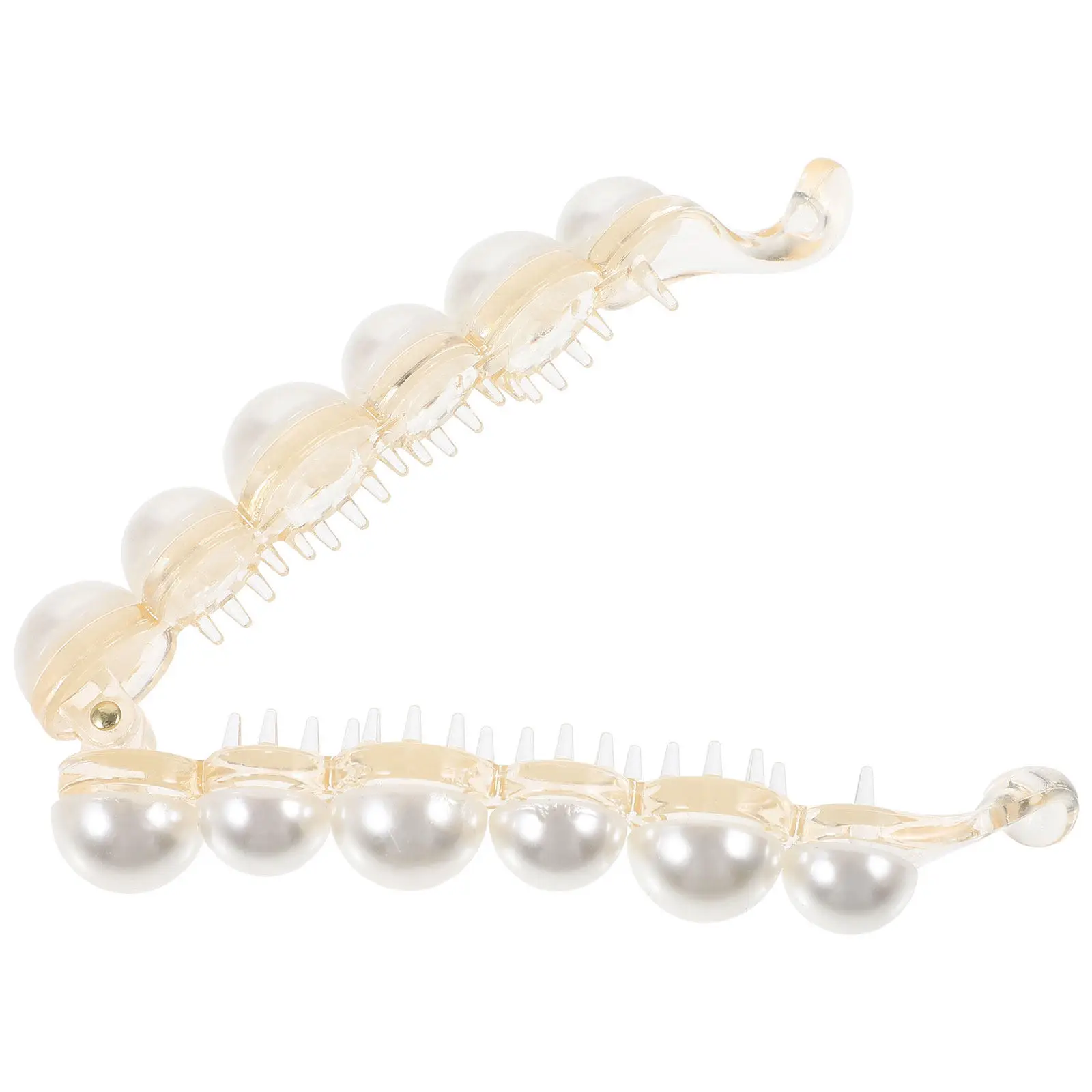 Pearl Hair Clip Creative Vintage Design Perfect Hair Claw Clip for Party Ponytail Banana Clamps Hairpin for Ponytail
Pearl Hair Clip Creative Vintage Design Perfect Hair Claw Clip for Party Ponytail Banana Clamps Hairpin for Ponytail