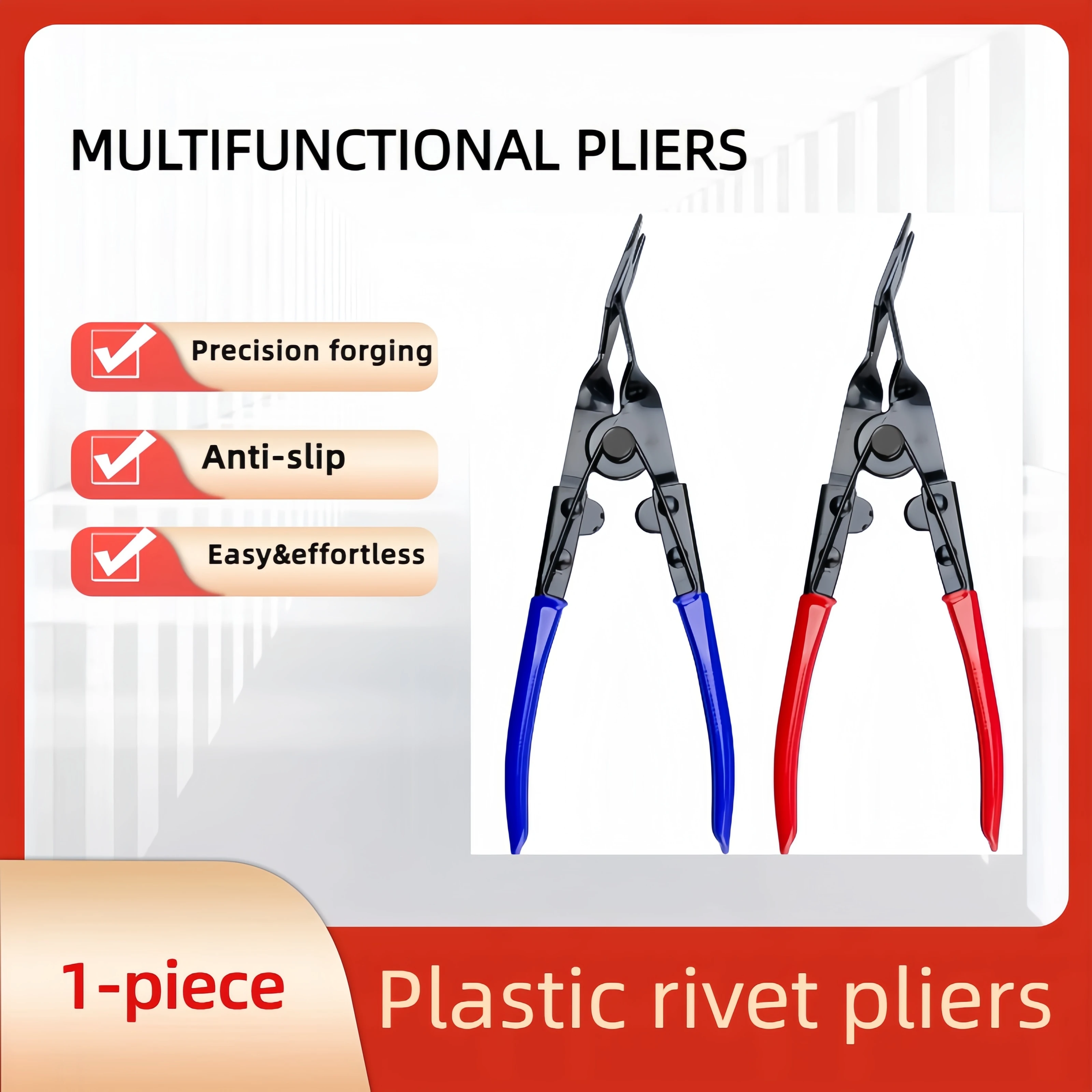 Car Panel Removal Pliers Suitable for Removing Door Panels Interior Trim Dashboards and Plastic Fasteners Car PryTool Repair Kit
Car Panel Removal Pliers Suitable for Removing Door Panels Interior Trim Dashboards and Plastic Fasteners Car PryTool Repair Kit